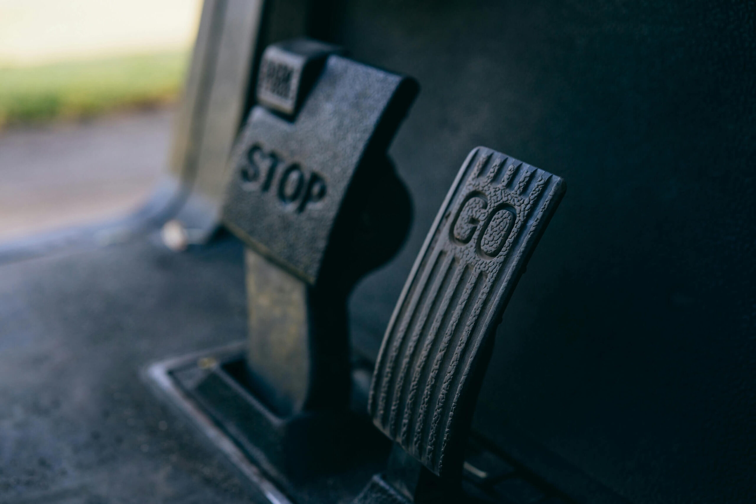 gas and brake pedals to illustrate thyroid health in Scottsdale, AZ.